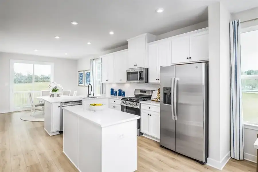Representative furnished interior of a home built from the Clarendon 3 Story by Ryan Homes in Quinley, Charlotte (Image 4).