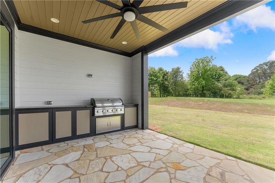 Exterior details and patio area of a home in , Cumming (Image 33). Exterior details and patio area of a home in , Cumming (Image 33).