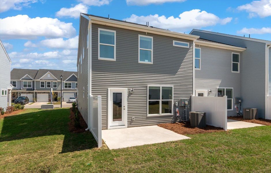 Exterior details and patio area of a home in The Landings at Montague, Goose Creek (Image 25).