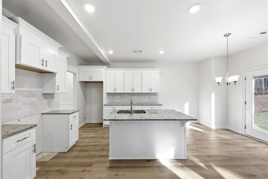 Furnished interior view inside a new home in , Dallas (Image 12).