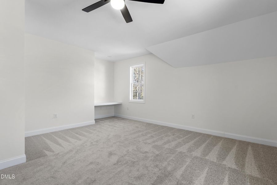 Bedroom 4 with built in desk