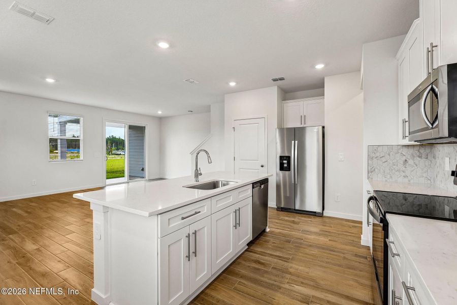 Furnished interior view inside a new home in Parkside at Shearwater, St. Augustine (Image 10).
