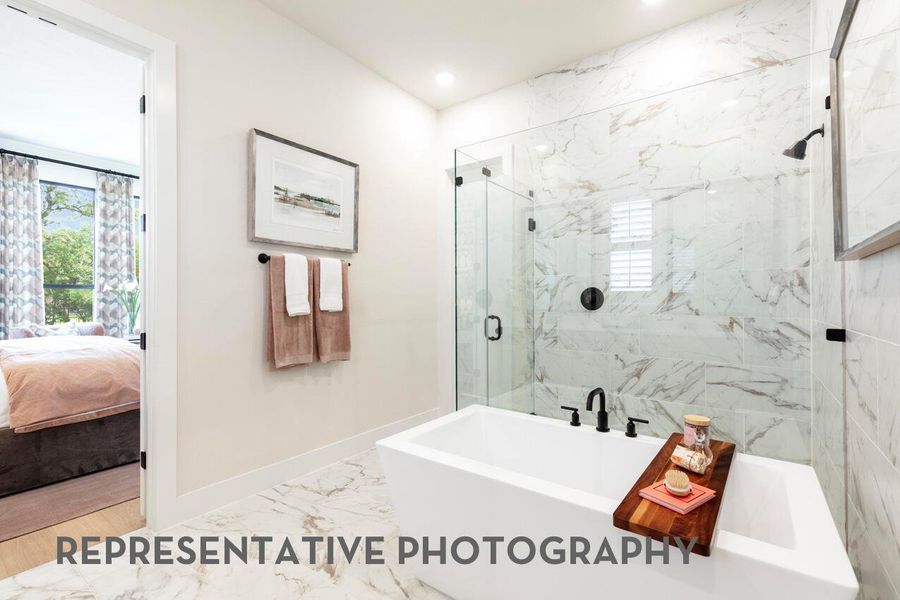 Furnished interior view inside a new home in Flora, Hutto (Image 24).