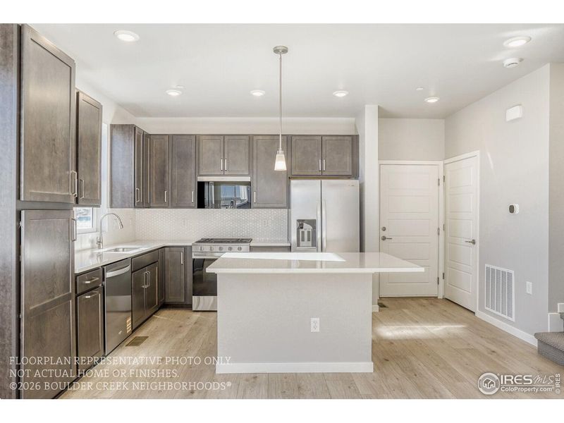Furnished interior view inside a new home in Baseline, Broomfield (Image 12). Furnished interior view inside a new home in Baseline, Broomfield (Image 12).