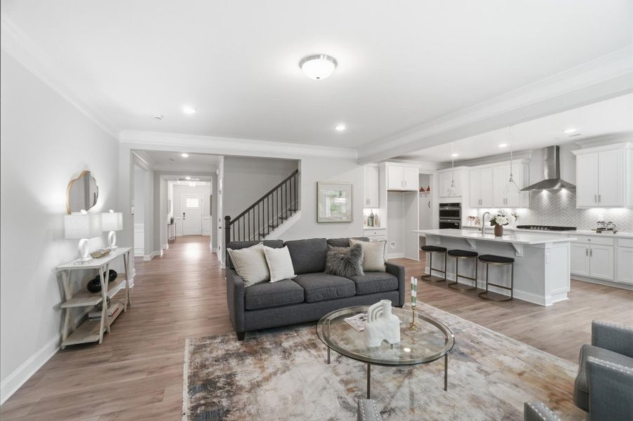 Furnished interior view inside a new home in Waterford Commons, Rock Hill (Image 9).