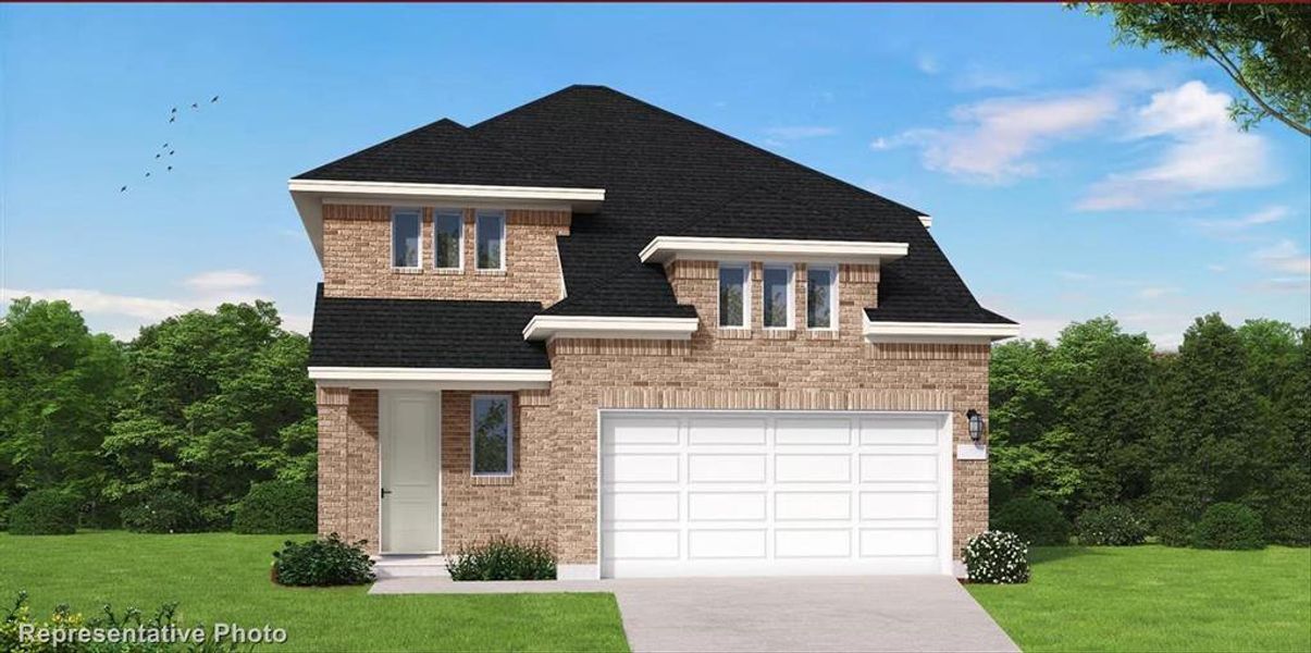 Front exterior of a new home in Heartland, Heartland, TX, highlighting curb appeal (Image 1).