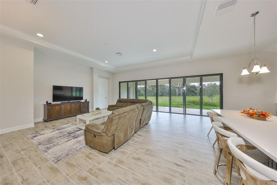 Furnished interior view inside a new home in Triple Creek, Riverview (Image 12).