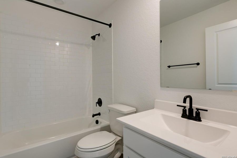 Furnished interior view inside a new home in The Wilder, Adkins (Image 4).