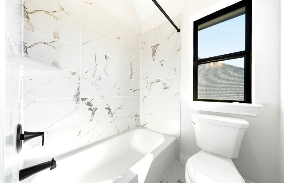 Furnished interior view inside a new home in The Highlands 55′, Porter (Image 15).