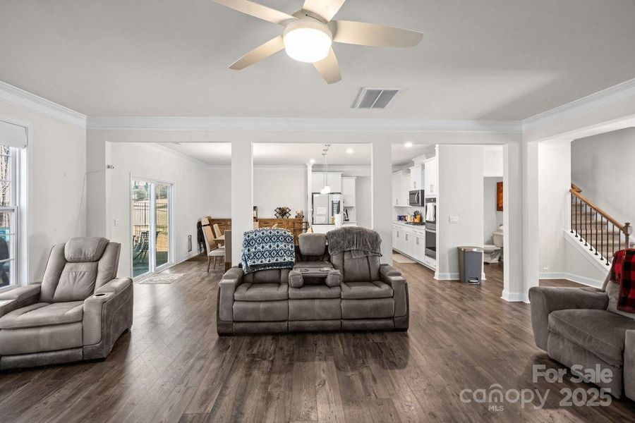 Furnished interior view inside a new home in Falls Cove, Troutman (Image 25). Furnished interior view inside a new home in Falls Cove, Troutman (Image 25).