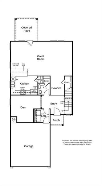 This floor plan features 3 bedrooms, 2 full baths, 1 half bath, and over 2,200 square feet of living space.