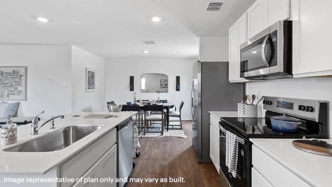 Furnished interior view inside a new home in The Villages at Schwertner Ranch, Jarrell (Image 11).