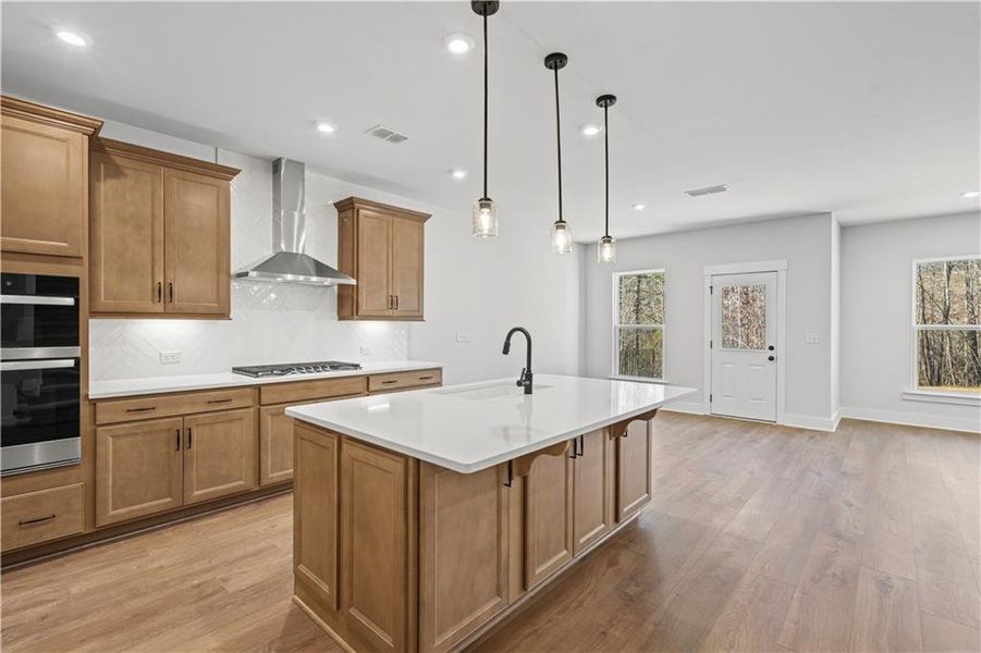 Furnished interior view inside a new home in Hunters Creek, Flowery Branch (Image 5).