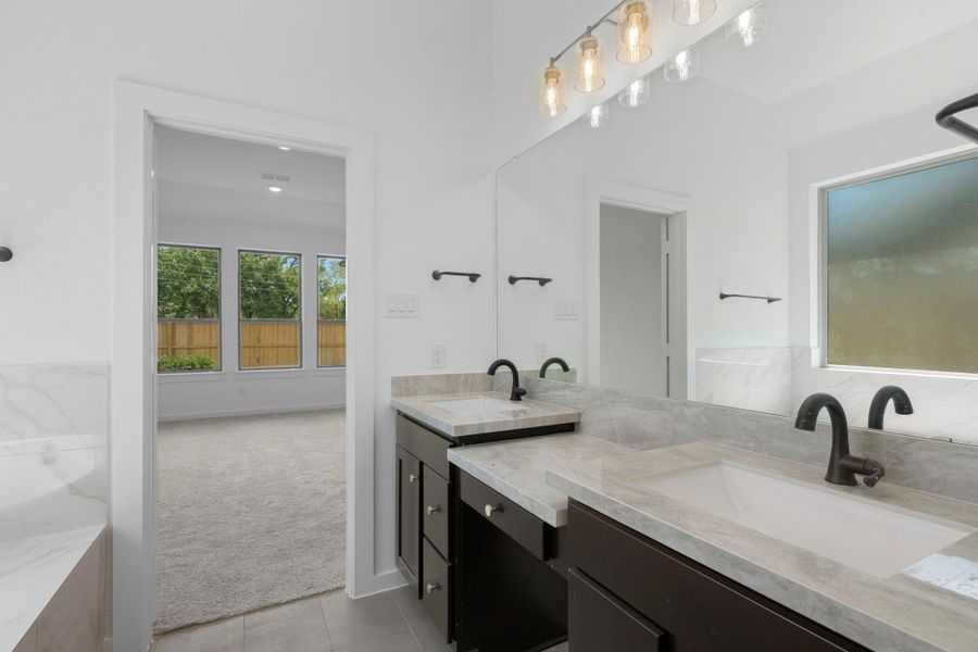 Furnished interior view inside a new home in Sienna 45', 50', Missouri City (Image 12). Furnished interior view inside a new home in Sienna 45', 50', Missouri City (Image 12).