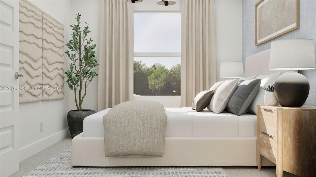 Furnished interior view inside a new home in Verdana Grove, Miami (Image 3).
