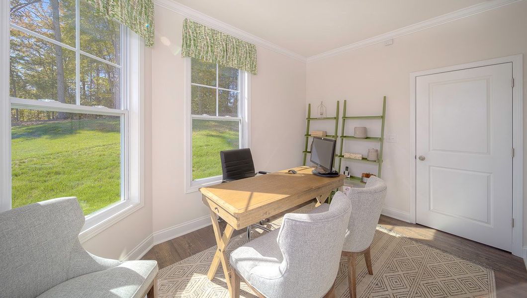 Furnished interior view inside a new home in The Townes at Stonecrest, Hendersonville (Image 15).