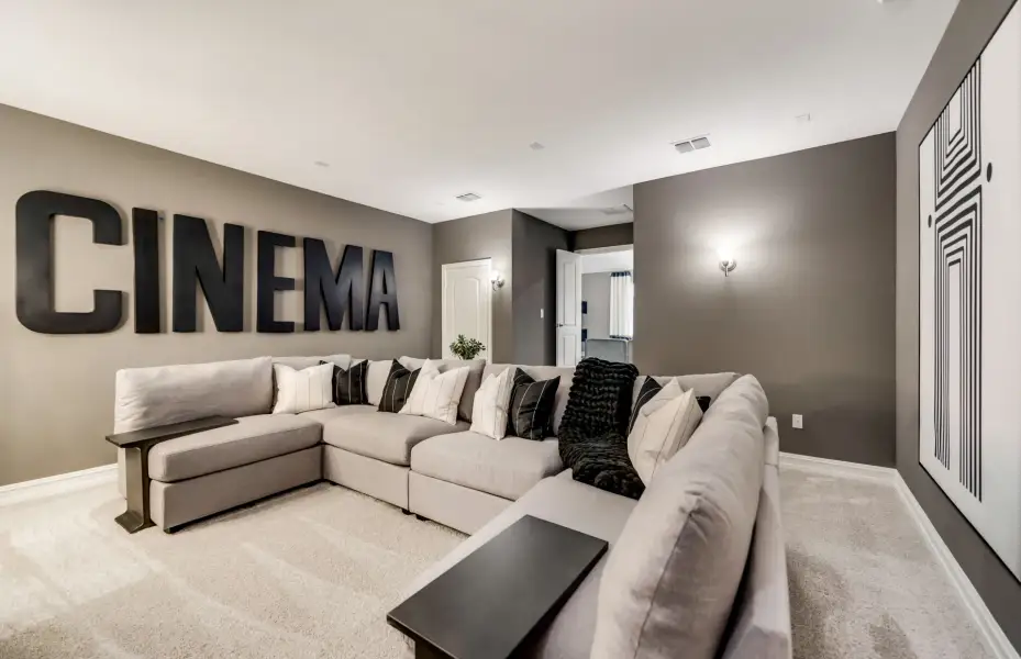 Representative furnished interior of a home built from the Wheeler by Pulte Homes in Spring Branch Preserve, Montgomery (Image 18).