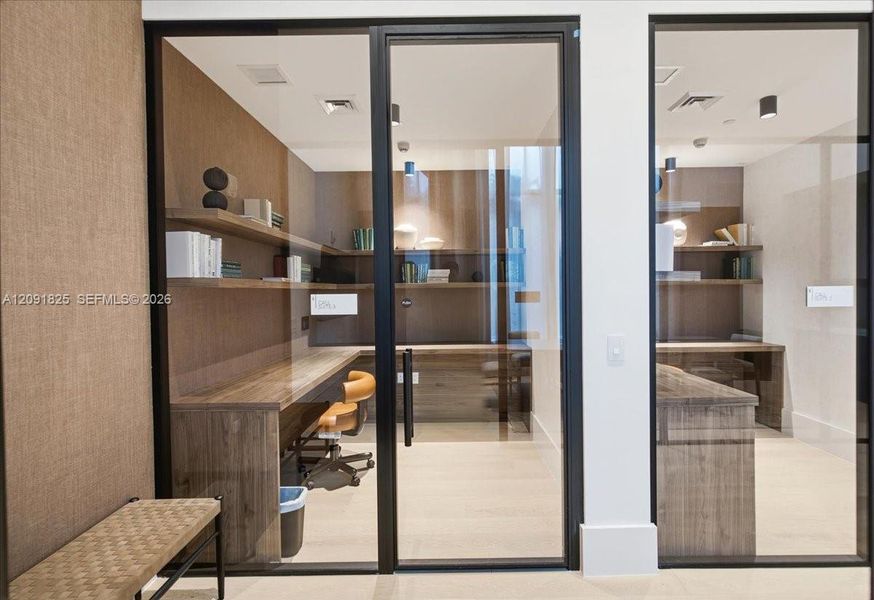 Furnished interior view inside a new home in , Miami (Image 10).