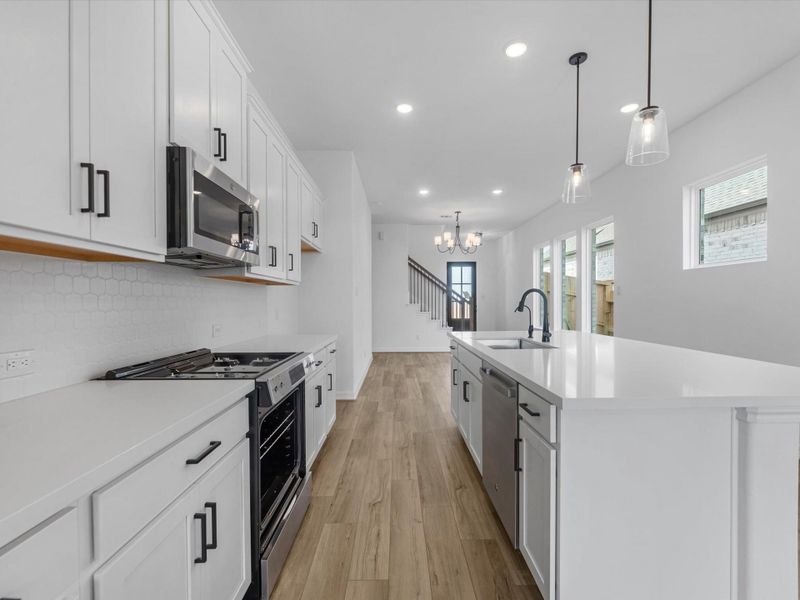 Furnished interior view inside a new home in Wildrye, Waller (Image 6).