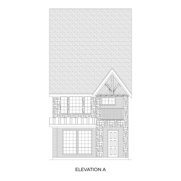 Representative rendering of the exterior for the Cedar R by First Texas Homes (Image 1). Representative rendering of the exterior for the Cedar R by First Texas Homes (Image 1).