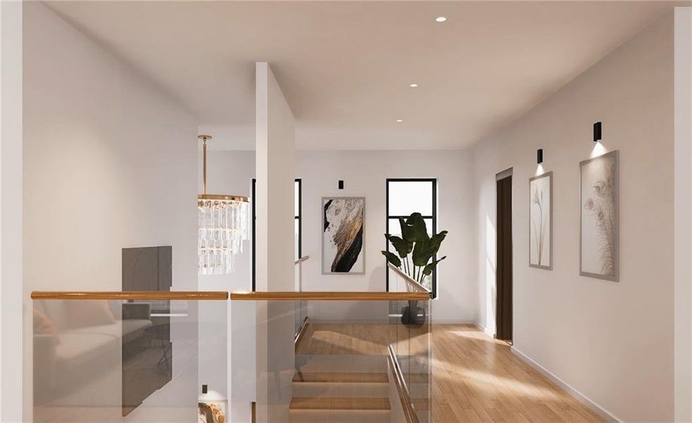 Furnished interior view inside a new home in , College Park (Image 13).