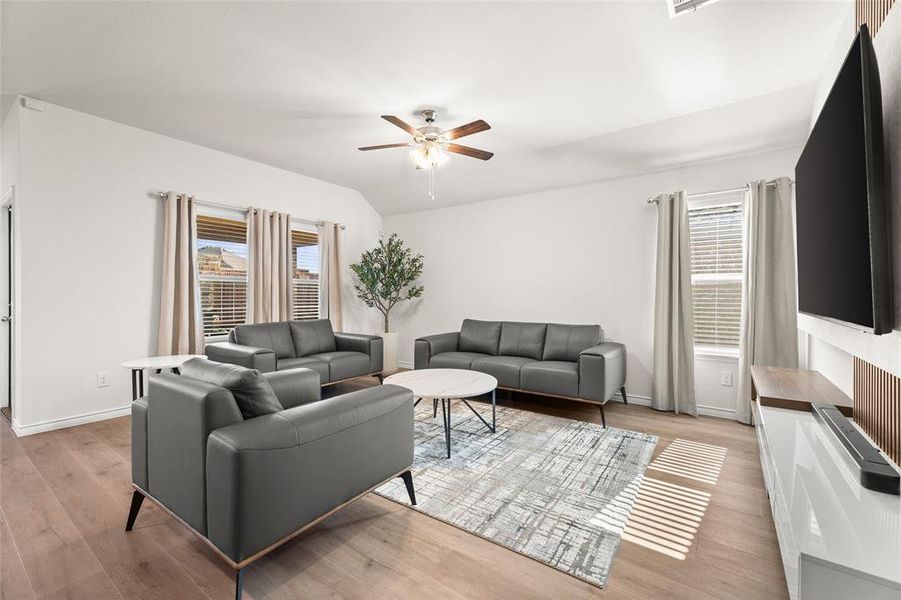 Furnished interior view inside a new home in , Princeton (Image 9).