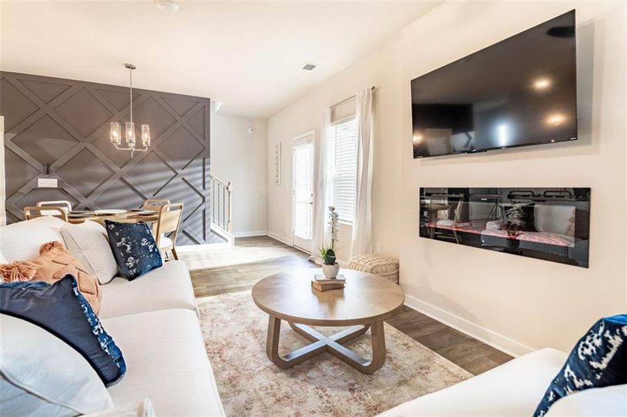 Furnished interior view inside a new home in Campground Crossing, McDonough (Image 8).