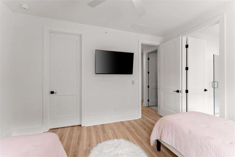 Furnished interior view inside a new home in Skyview On Broad, Sugar Hill (Image 45).