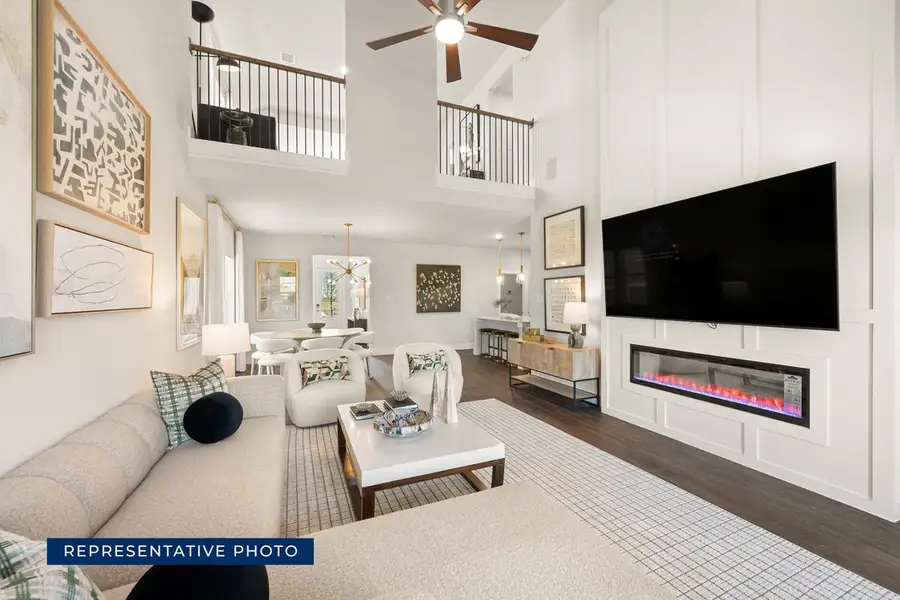 Representative furnished interior of a home built from the Harrison F by First Texas Homes in Oaklawn, Van Alstyne (Image 12).