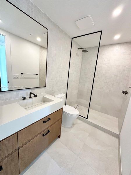 Furnished interior view inside a new home in , Miami (Image 8).