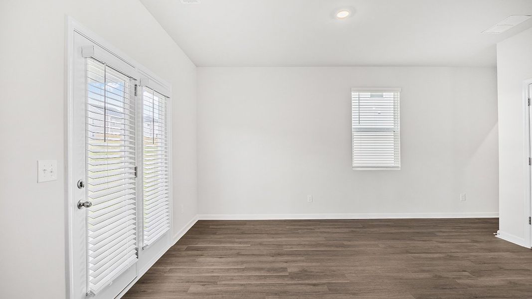 Spacious, unfurnished interior of a new home in The Abbey at Trolley Run Station, Aiken (Image 14). Spacious, unfurnished interior of a new home in The Abbey at Trolley Run Station, Aiken (Image 14).