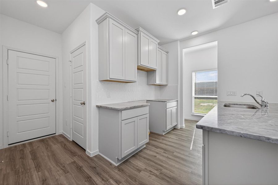 Furnished interior view inside a new home in Enclave at Willis, Willis (Image 11).