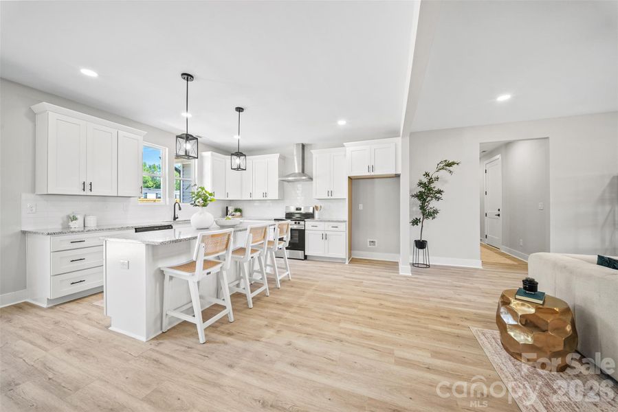Furnished interior view inside a new home in , Concord (Image 6).