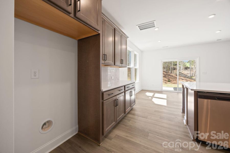 Furnished interior view inside a new home in Farms at Bellingham, Mooresville (Image 13).