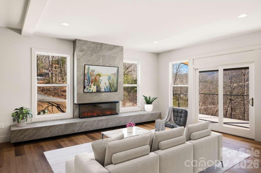 Furnished interior view inside a new home in , Canton (Image 20).