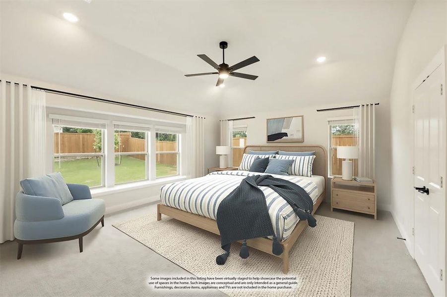 Furnished interior view inside a new home in Rockwood 65, Mansfield (Image 10).