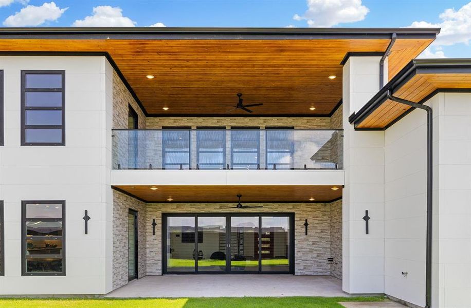 Exterior details and patio area of a home in The Dawn, Melissa (Image 22). Exterior details and patio area of a home in The Dawn, Melissa (Image 22).