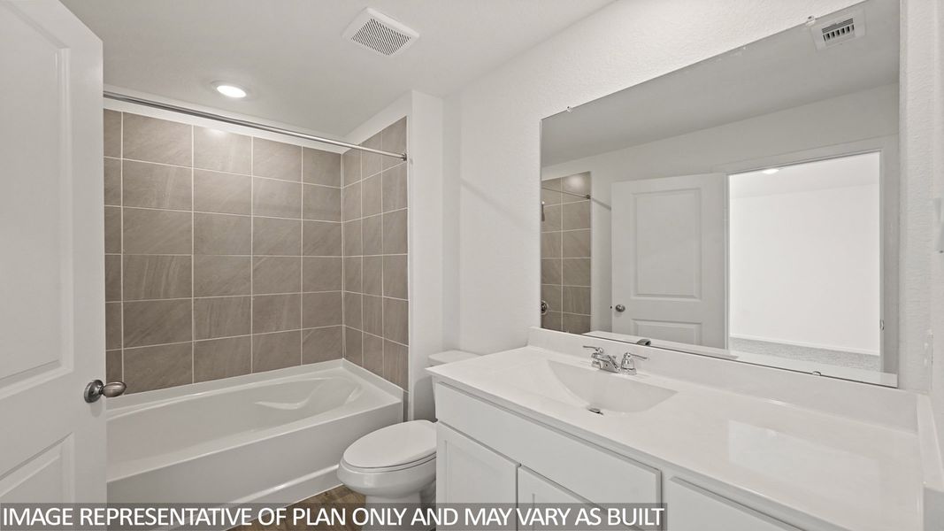 Furnished interior view inside a new home in The Villas at Legacy Park, Houston (Image 9). Furnished interior view inside a new home in The Villas at Legacy Park, Houston (Image 9).