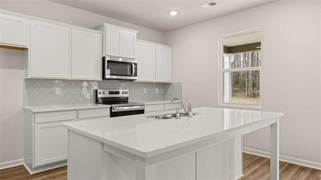 Furnished interior view inside a new home in Jackson Landing, Jefferson (Image 6). Furnished interior view inside a new home in Jackson Landing, Jefferson (Image 6).