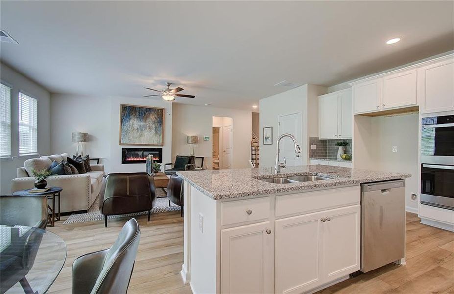 Furnished interior view inside a new home in Kingsmere Estates, Loganville (Image 9).