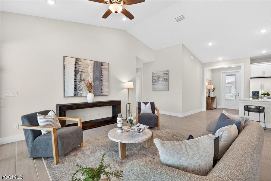 Furnished interior view inside a new home in Cape Coral, Cape Coral (Image 9).