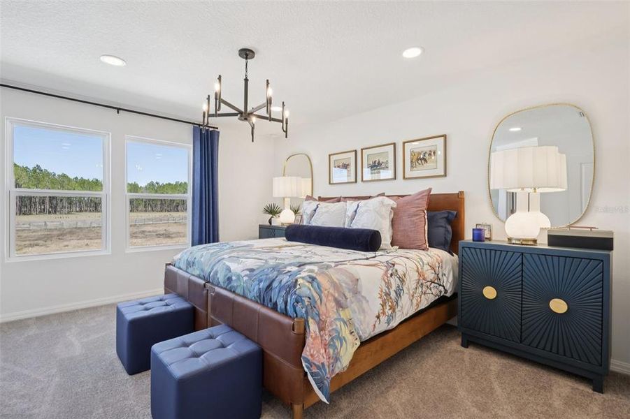 Furnished interior view inside a new home in Twin Oaks, Zephyrhills (Image 29).