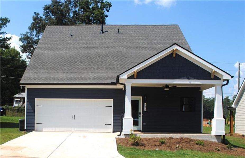 Front exterior of a new home in Ferguson Corners, Emerson, GA, highlighting curb appeal (Image 24).