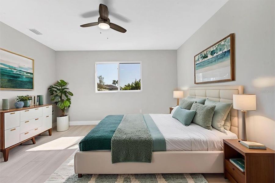 Furnished interior view inside a new home in , Port Charlotte (Image 6). Furnished interior view inside a new home in , Port Charlotte (Image 6).