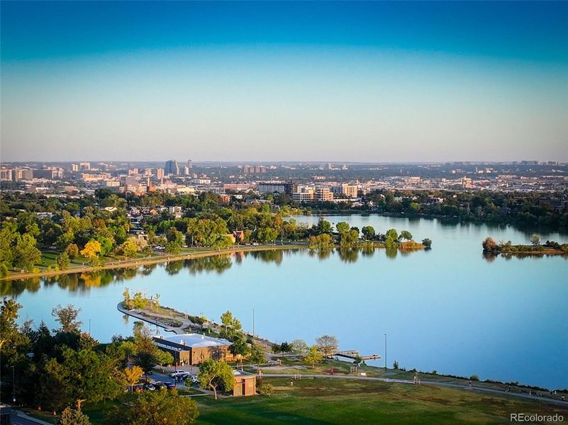 Aerial of Sloan's Lake