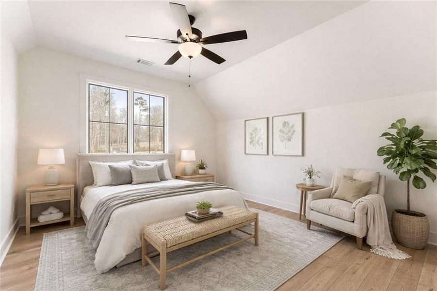 Furnished interior view inside a new home in , Gainesville (Image 30).