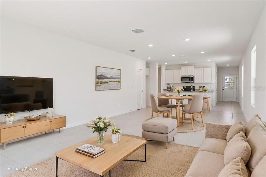Furnished interior view inside a new home in Hamilton Bluff, Haines City (Image 9).
