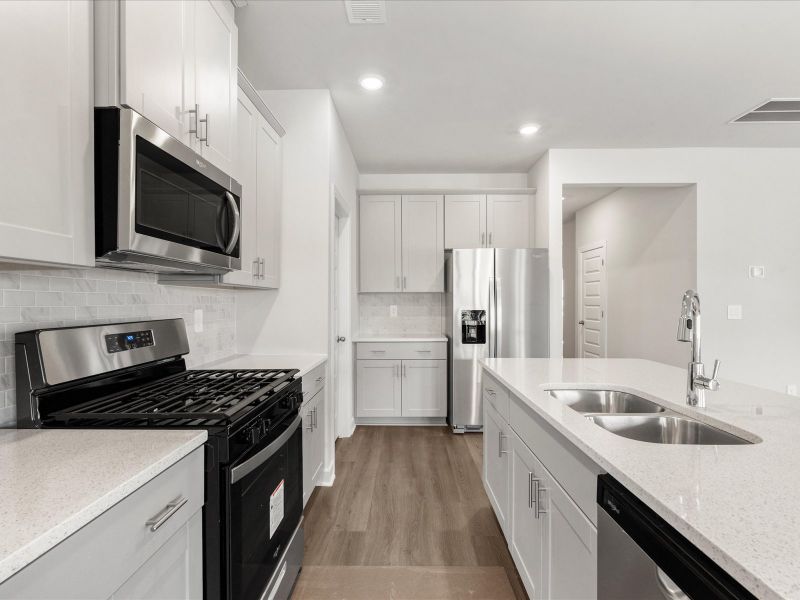 Furnished interior view inside a new home in Ashby Woods, Boiling Springs (Image 3).