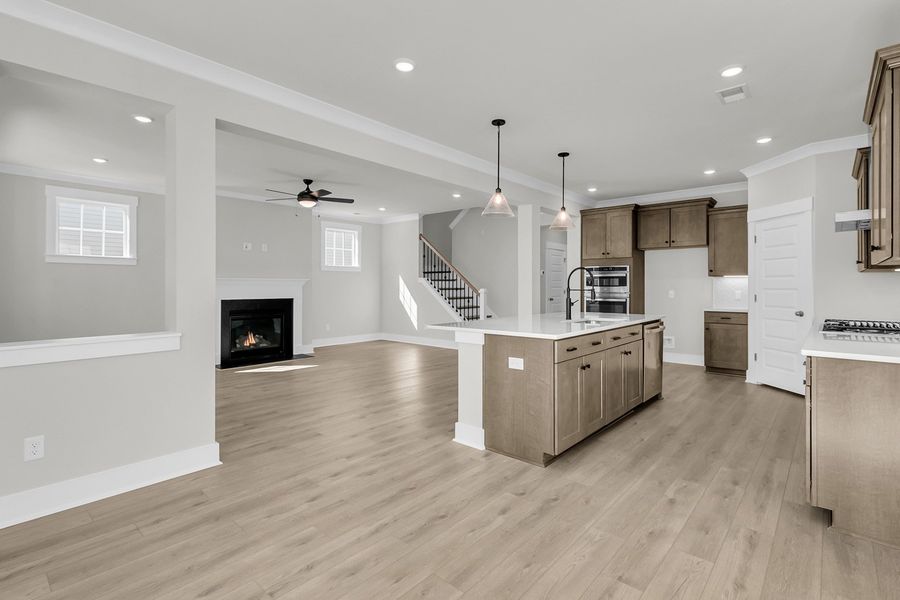 Furnished interior view inside a new home in Six Oaks, Summerville (Image 15).