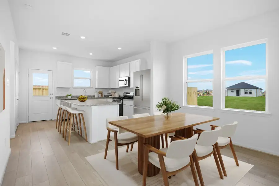 Furnished interior view inside a new home in Redbud, Hockley (Image 10).